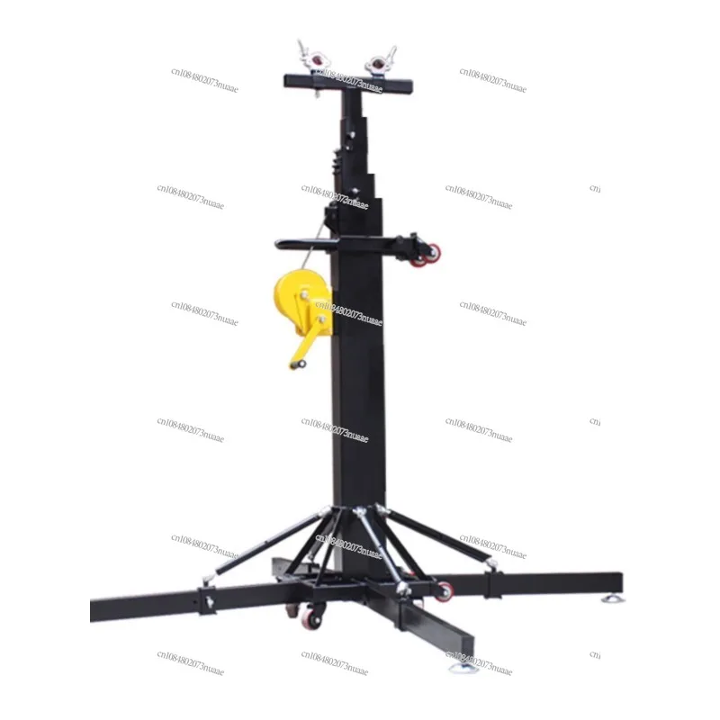 Floor Hand Rack Stage Lighting Rack with Truss Par Light, Shaking Head Beam Light Bracket, Wedding Performance Lifting Bracket