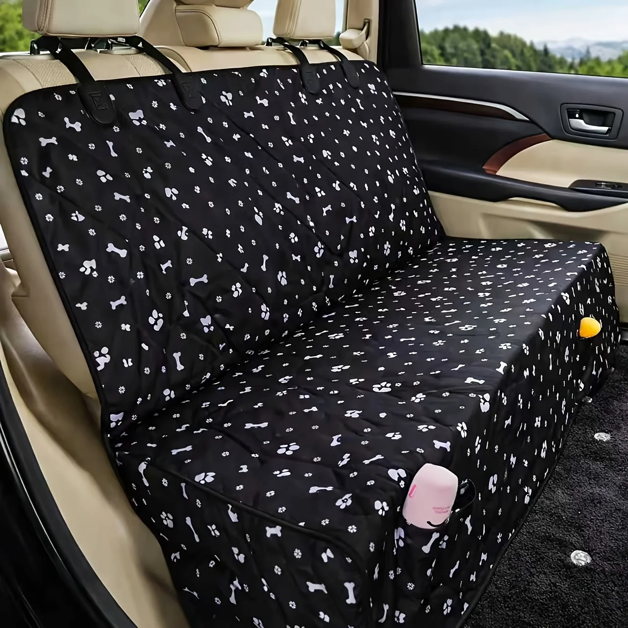 

Anti Scratch Wear Resistant Pet Car Seat Cover Mat With Storage Vehicle Travel Daily Protection Gear Outdoor Use Accessories