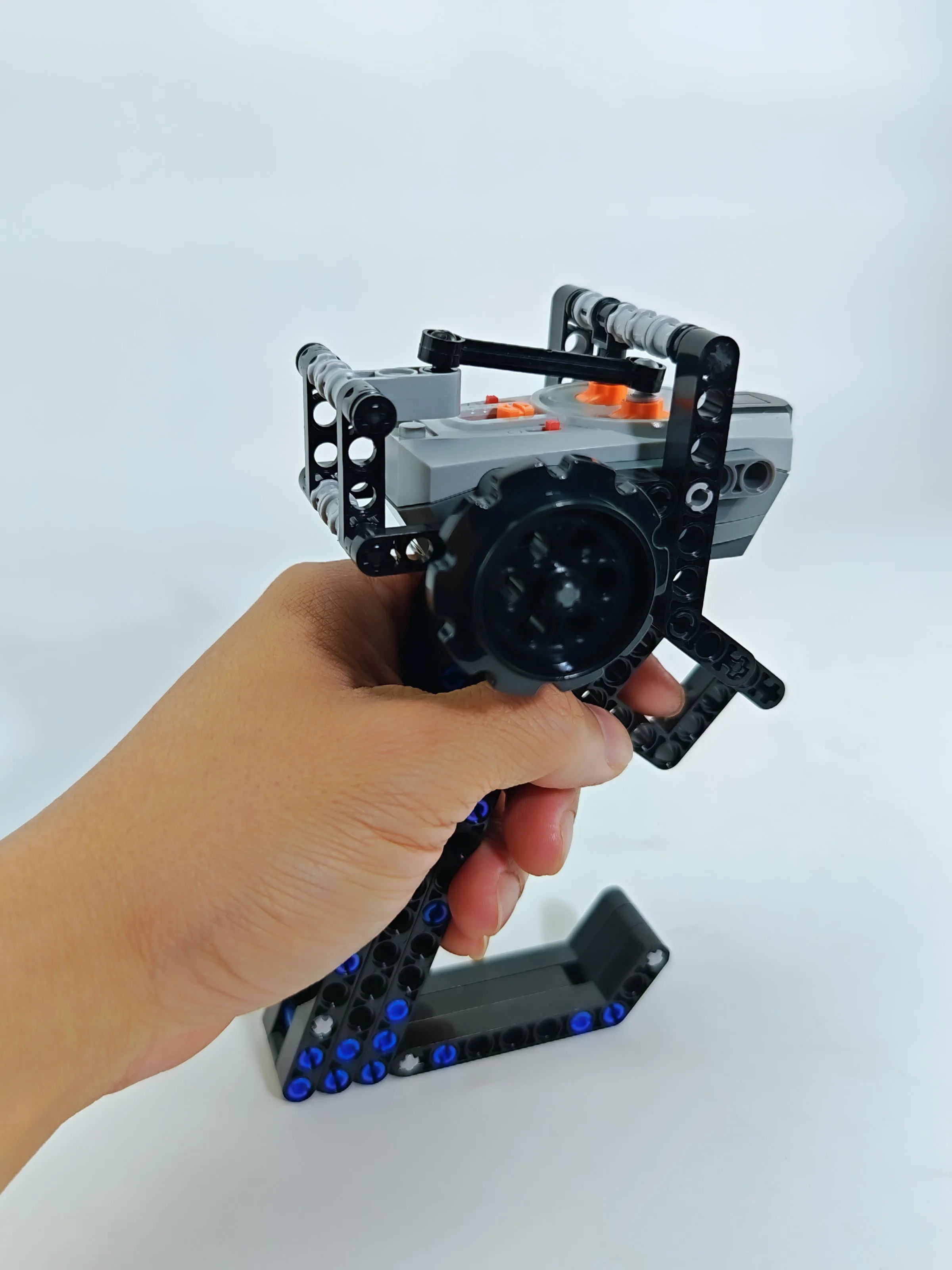 Controlador de manija de coche a la deriva, bloques de construcción técnicos, funciones de potencia, parte 58122, Control remoto, juguetes de reacondicionamiento DIY para niños