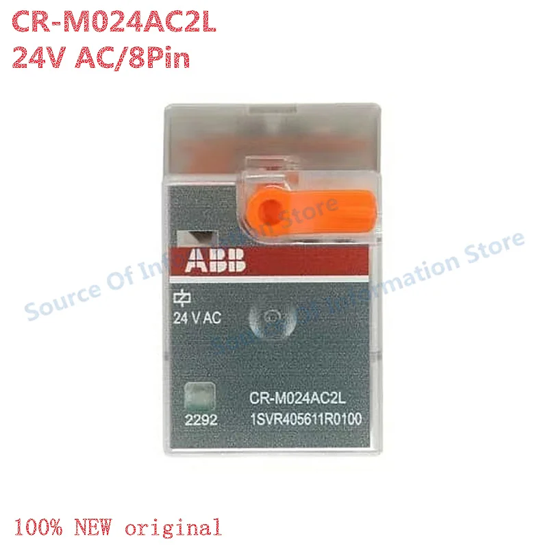 

ABB CR-M024AC2L 24V AC Intermediate Relay 8-Pin for Electrical Engineering And Maintenance