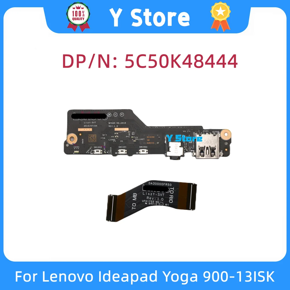 Y Store Original For Lenovo Yoga 900 Pro 900-13ISK Laptop USB Audio Board With Cable BYG40 NS-A412 5C50K48444 Fast Ship