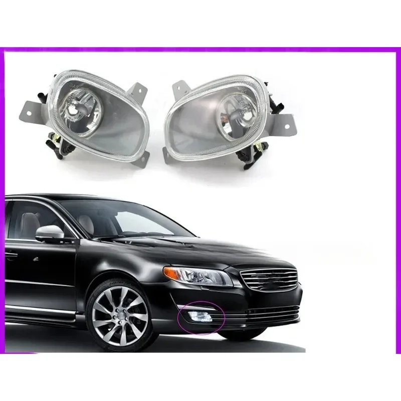Poer لـ 1999 2000 2001 2002 2003 2004 2005 2006Volvo S80 المصد الأمامي للسيارة مصباح الضباب الخفيف مصباح الضباب بدون لمبة
