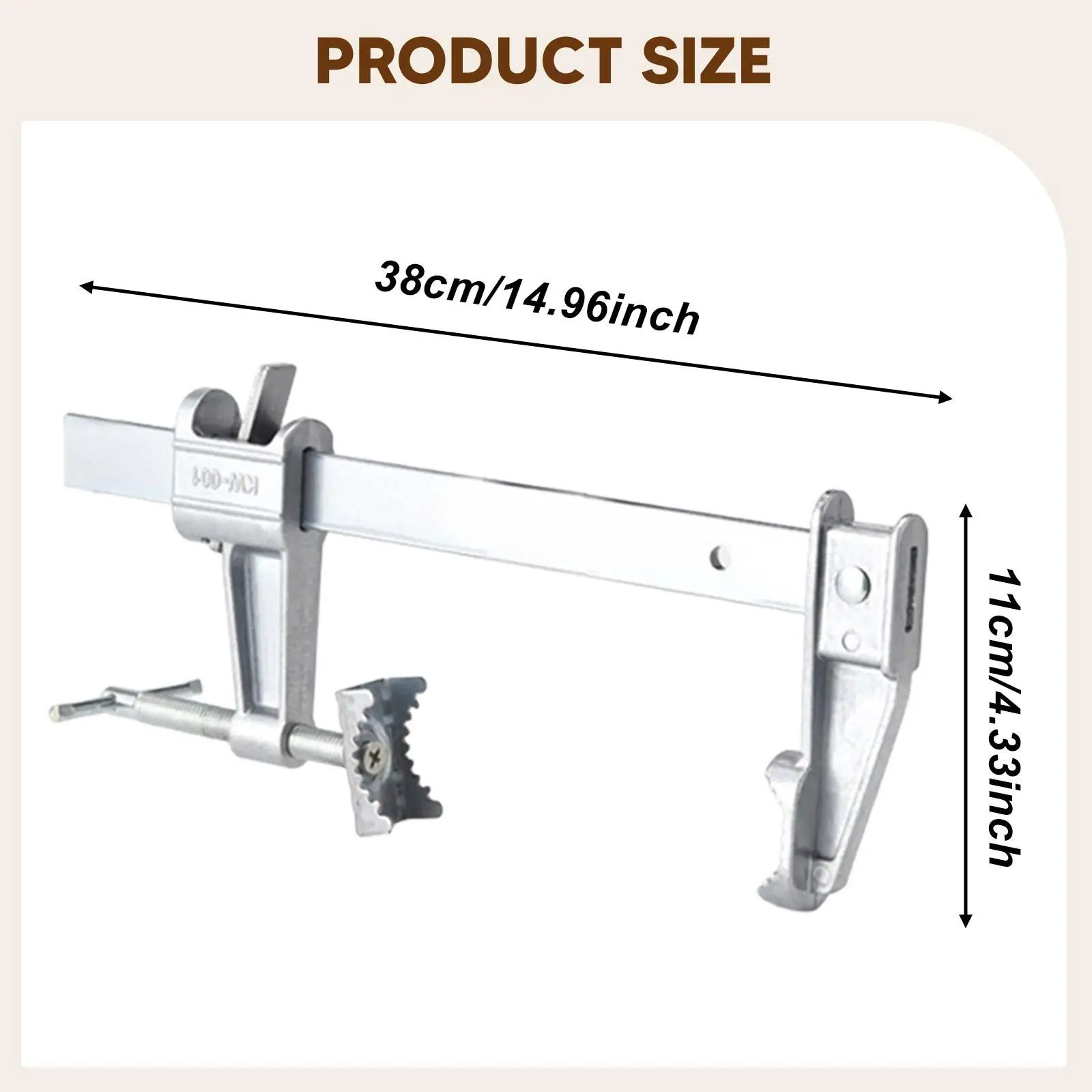 رف قضيب الصيد قابل للتعديل حامل سبائك الألومنيوم دعم درابزين المشبك جبل قوس لقضبان المياه العذبة جسر القارب #6