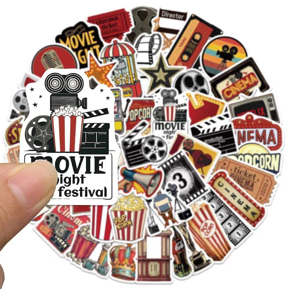 10/50PCS Cartoon Retro Movie INS Style Graffiti Adesivo Decorazione fai da te Mmobile Cassa del telefono Notebook Tazza d'acqua Giocattolo Regalo Adesivo