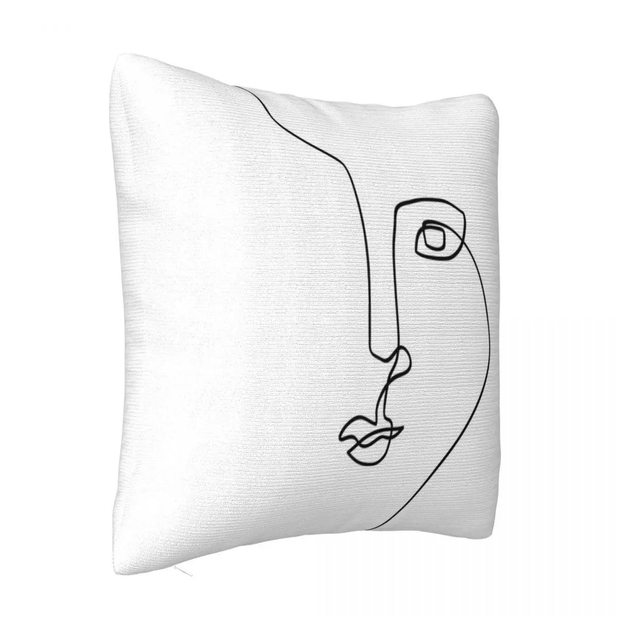 Abstract Face Ii - One Line Art Body Pillow Decorative Pillows Home And Decoration Pillow Case Pillow Cover