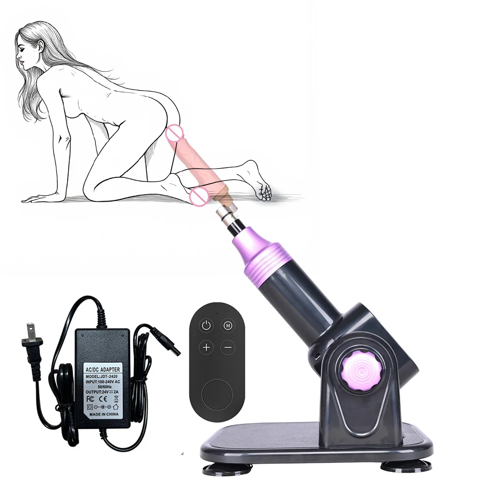 الوحش الخام 0-6 سنتيمتر السكتة الدماغية طول آلة الجنس مع دسار المرفقات للرجال والنساء 60 واط آلة الحب الجنس لعب #2