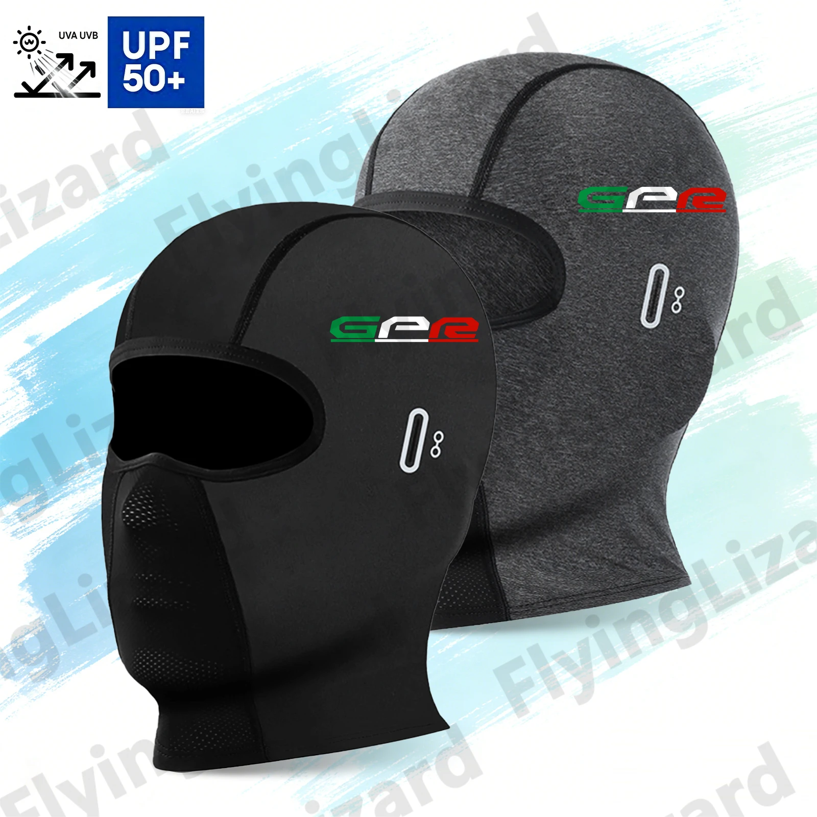 

Motorcycle Balaclava Summer UV Protection Glasses Face Breathable Hole Winter Warm For Derbi GPR 50 80 125 Racing 4T 4V ab 2013