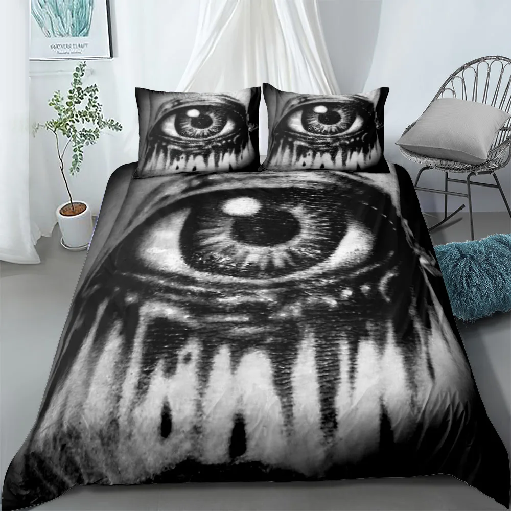 

Samurai Skeleton Duvet Cover Set King Queen Double Full Twin Single Bed Linen Set