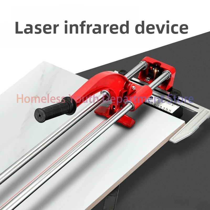 Manual Tile Cutting Machine High Precision Cutting Tools Laser Positioning Double Track Tile Cutter Machine Construction Tools