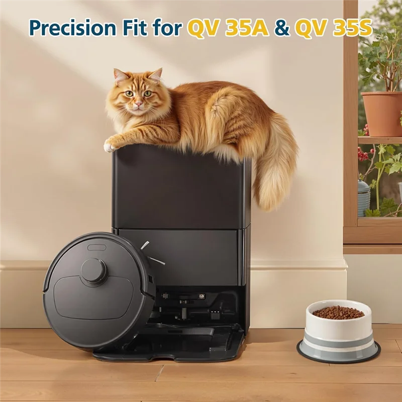 A02V-로보락 QV 35A/QV 35S 로봇 청소기용 액세서리 26팩 교체 키트- 메인 브러시, 사이드 브러시, 물걸레 패드, 먼지 봉투 포함