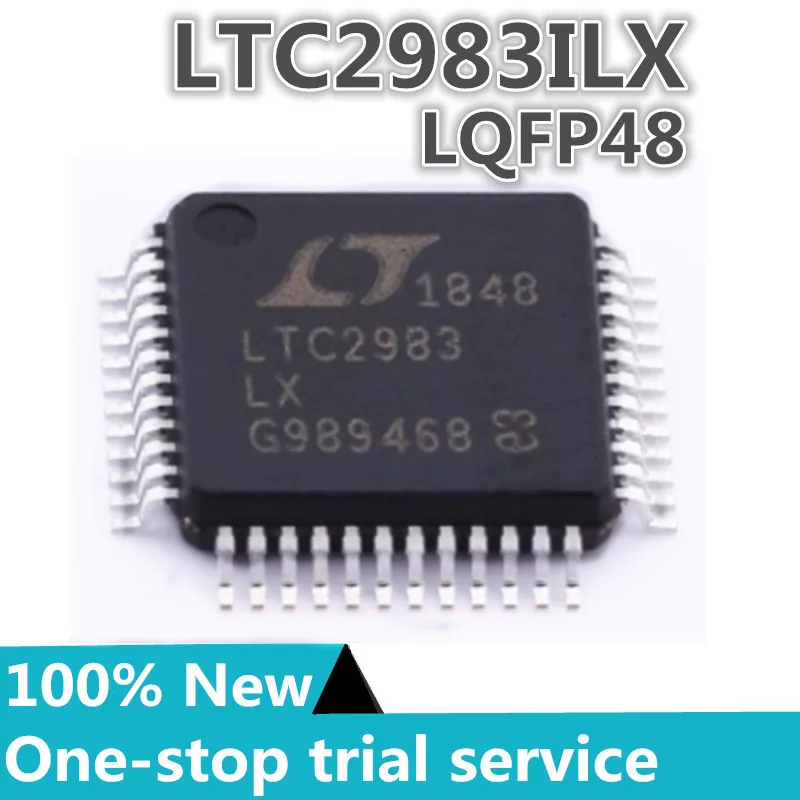 1-10PCS %New original stock  LTC2983ILX#PBF LTC2983 LX temperature sensor chip package QFP48