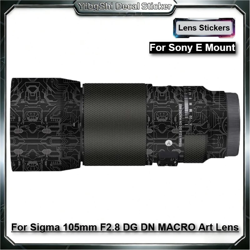 

Защитная наклейка-пленка для объектива Sigma 105mm F2.8 DG DN MACRO Art для Sony E Mount, защита корпуса от царапин