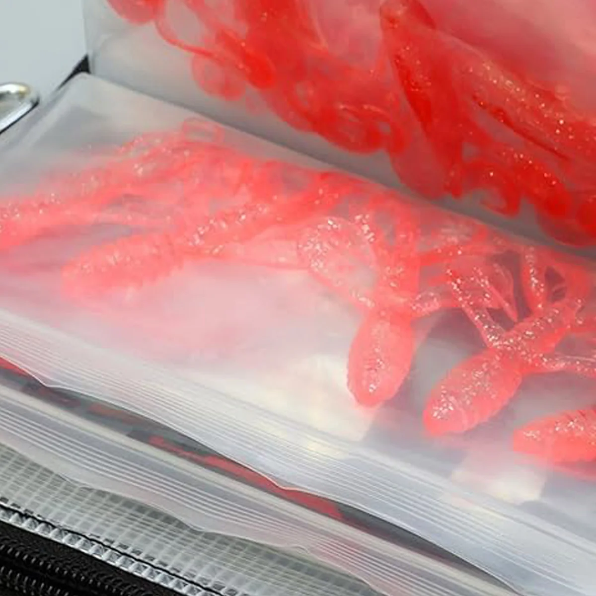 Angelzubehör-Organizer-Tasche | Weichköder-Bindemittel | Weiche Plastikköder und Angelzubehör ordentlich verstauen | Abnehmbare Aufbewahrungstaschen – Detail 4