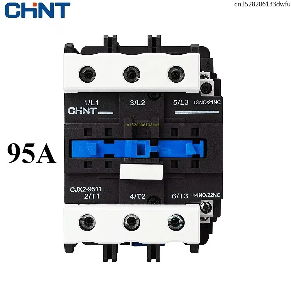 Оригинальный CHINT CJX2-9511 CJX2 LC1 Series 95A Контактор Магнитный контактор переменного тока AC380V 220V LC1N LC1D 3RT