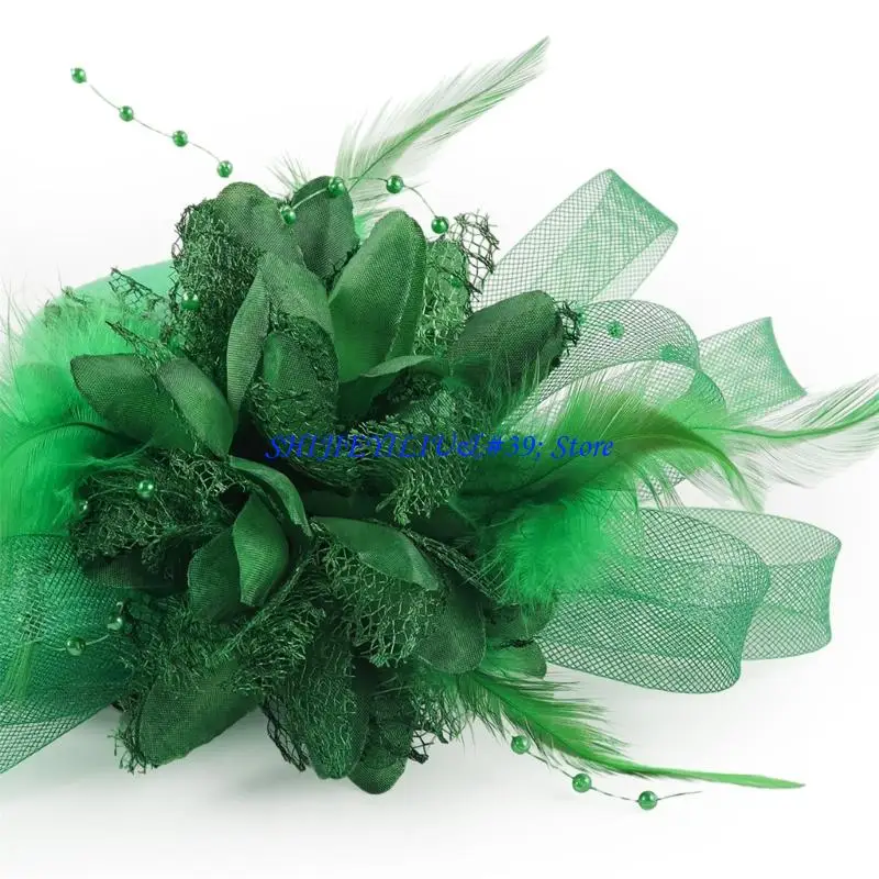 E21F Delicate Mesh Top Hat Decoration For Bridesmaids Race Day Event Elegant Accessory