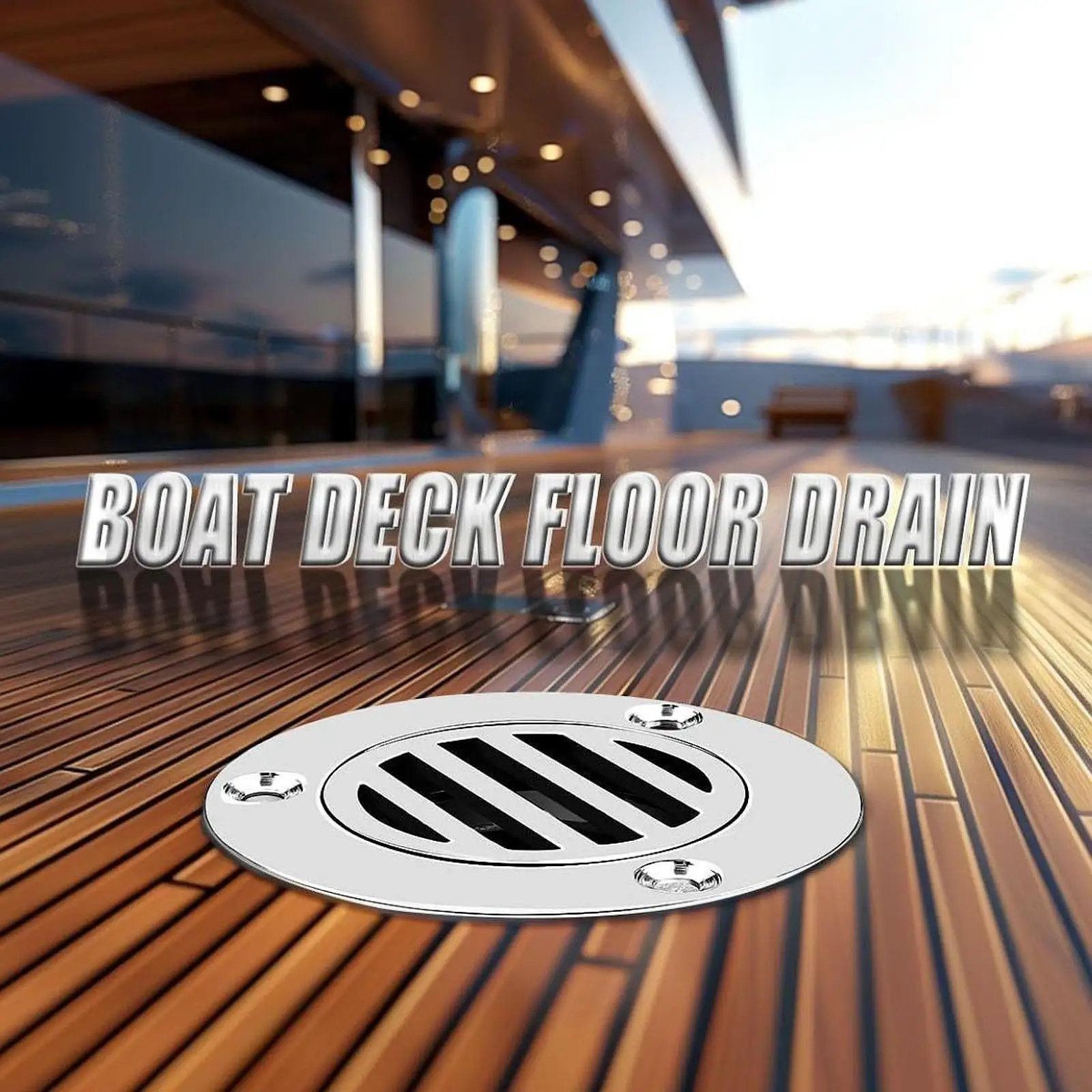 

Прочный слив для палубы лодки из нержавеющей стали 316, профессиональный водосток, простая установка для яхт