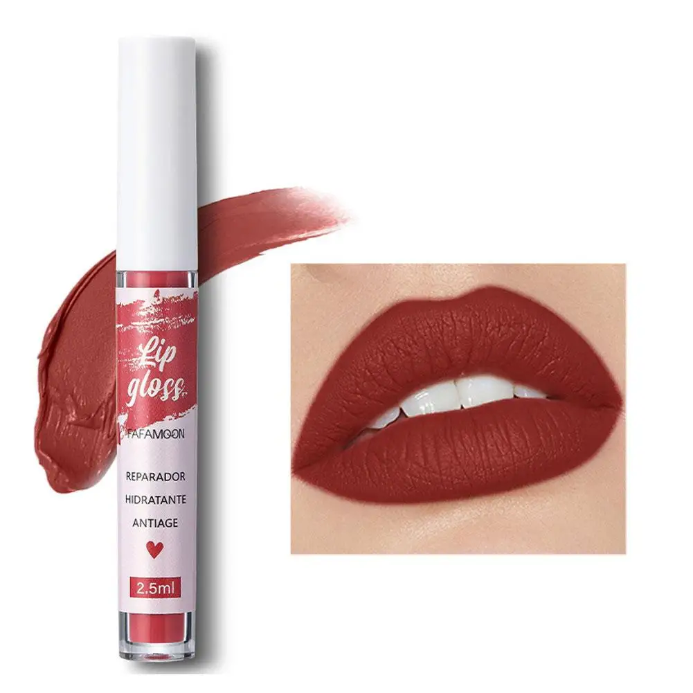 Liquid Lipstick Matte Velvet Fog Long Lasting Sexy Lip Cosmetics Red Makeup Glosses Z5o7