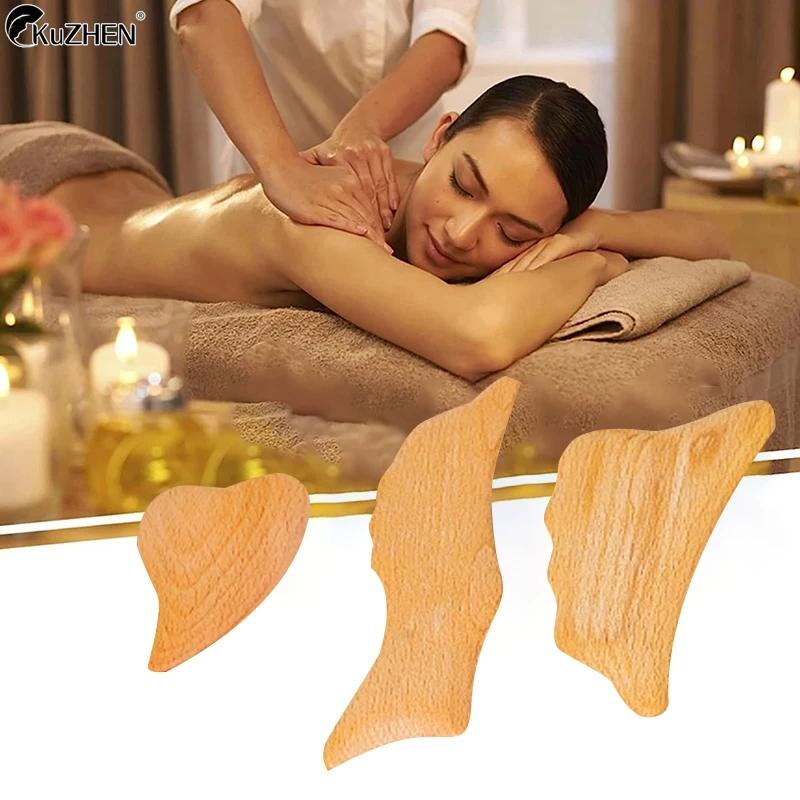 

Wooden Dolphin Type Face & Body Massage Tool Beech Wood Gua Sha Body Massaging Tools Home Promotes Healthier Body Circulation