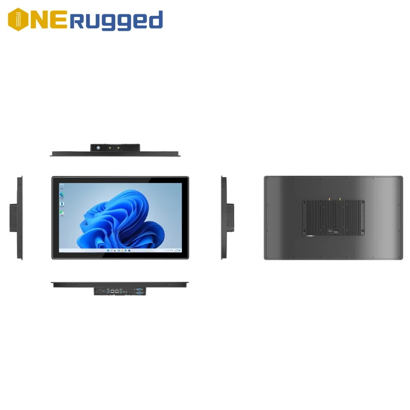 ONERugged P21A Widescreen Touch Panel PC Customisable Embedded Fanless Rugged Tablet IP65 Waterproof Industrial All in One