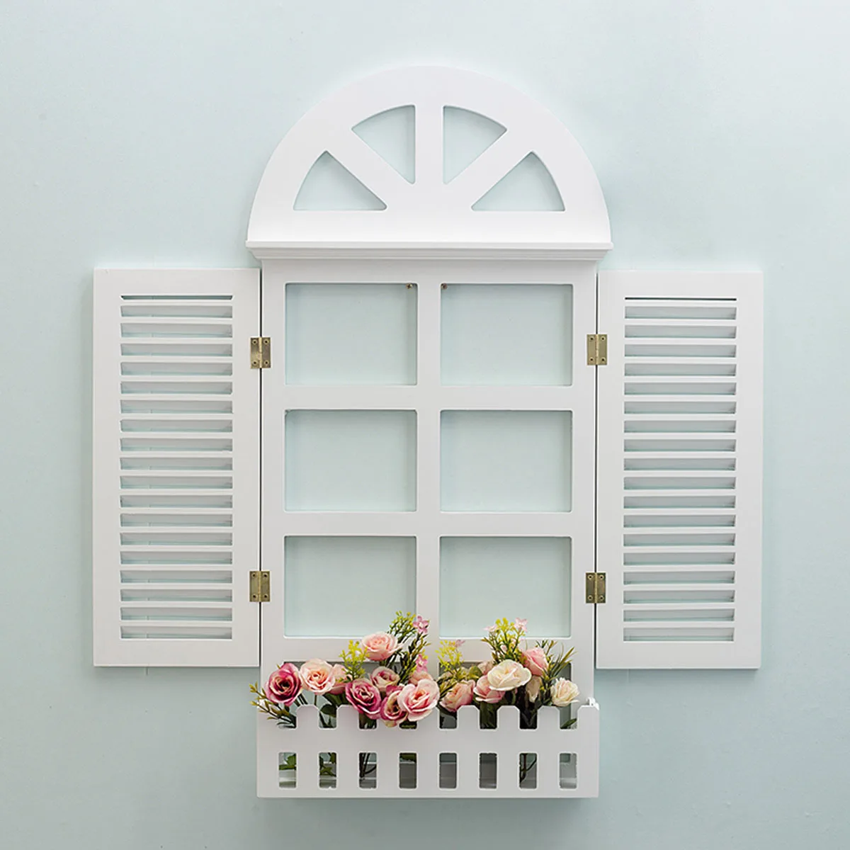 

Rustic Window Frame Wall Decor, Hanging Farmhouse Walls Decoration, Living Room Bedroom Entrance Hallway Home Decoration Artwork