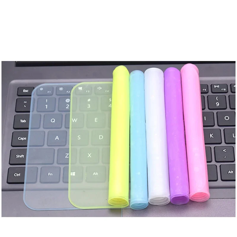 Universal Laptop Cover Keyboard Skin Dustproof Waterproof Soft Silicone Protector Generic for Macbook 12-14 inch 15-17 inch