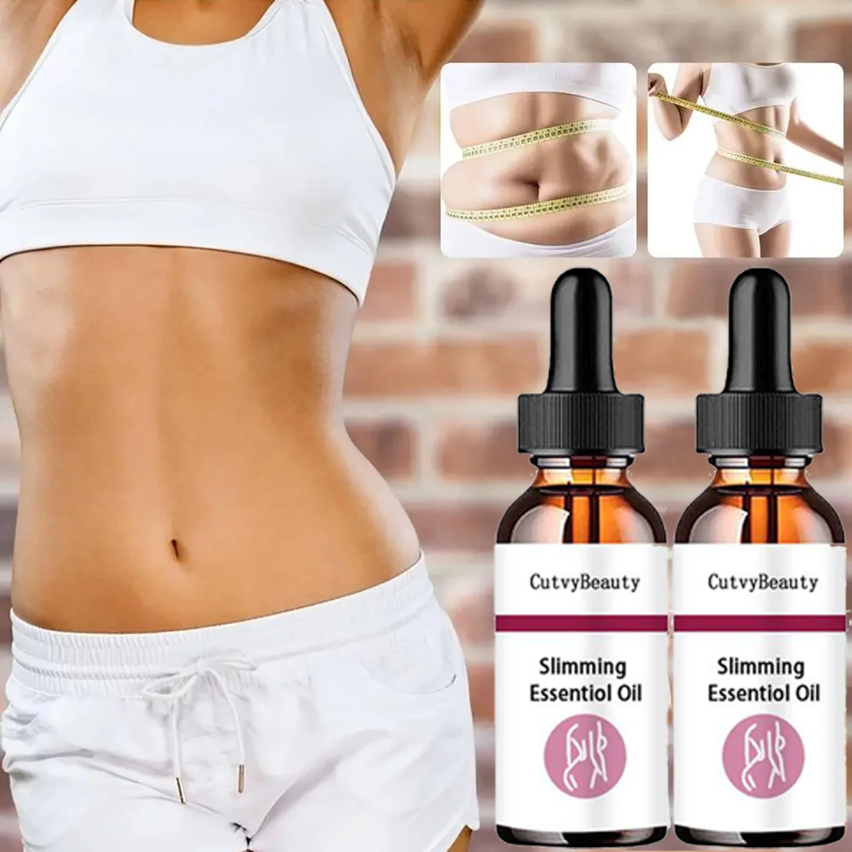 Slimming Essentiol Oil Quickly allowing active ingredients to penetrate fat and accelerate combustion to eliminate waste and sh