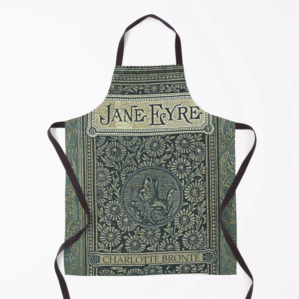 

Jane Eyre Old Book Cover Design Apron Men's Kitchen Waterproof women Apron