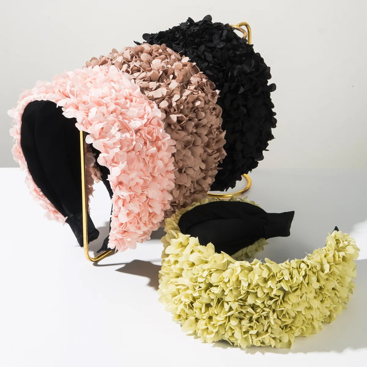

Korean Style Sweet Flower Wide Headband, Simple Elegant Hairband, Face Slimming Hair Accessories for Daily Wear