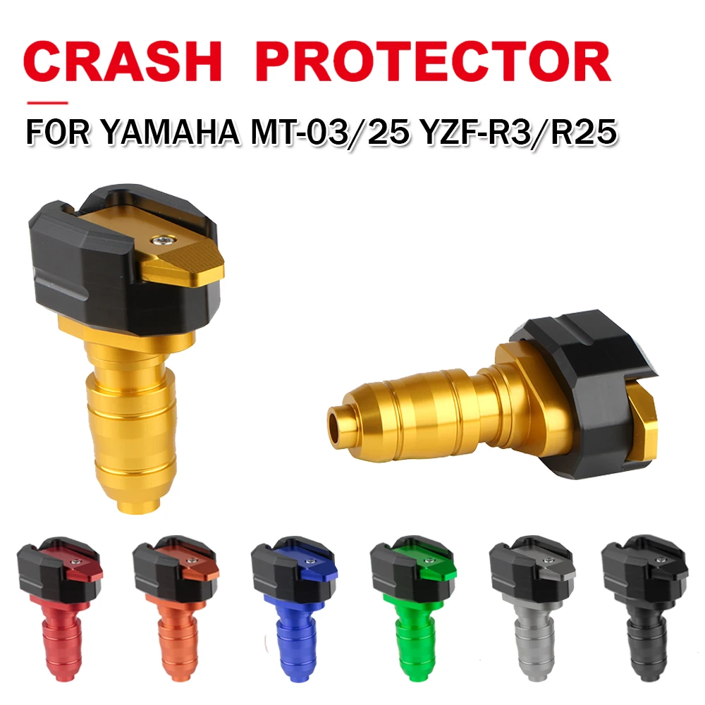 

For YAMAHA MT-03 MT-25 YZF-R3 YZF-R25 YZF R3 R25 Motorcycle Universal Falling Protection Frame Sliders Crash Pad Protector