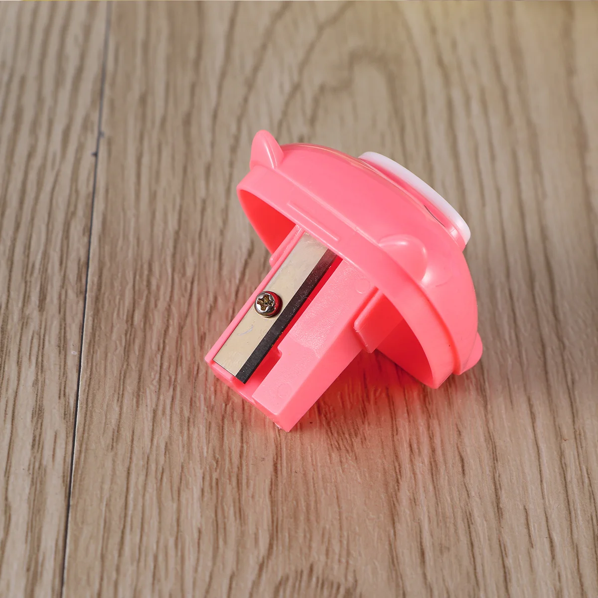 

5Pcs Mixed Colors Piggy Pencil Sharpener Small Portable No Harm Hands Tightly Shut Shavings Storage for School