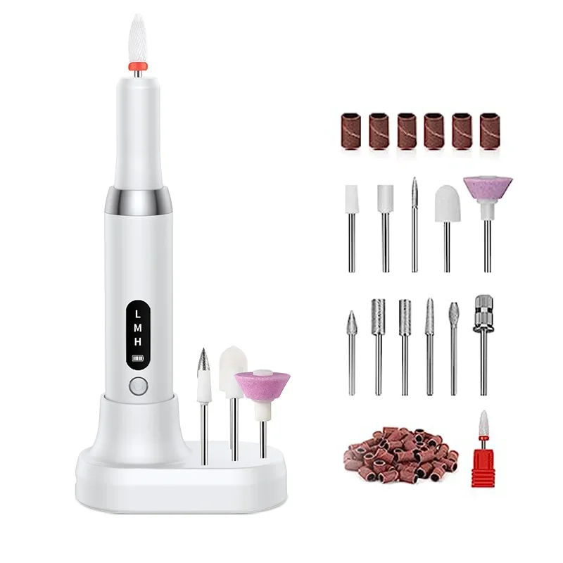 Elektrische nagelpolijstmachine Boren Professionele nagels Slijpen Polijsten Dode huidverwijdering Art Schuurvijl Pen Manicure Machine