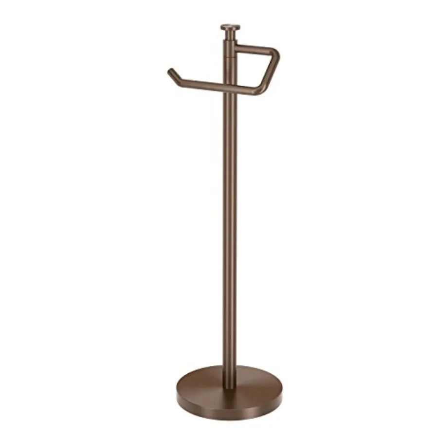 

1435BZ Standing Tissue Holder 23.68" Toilet Tissue Roll Holder Stand with Weighted and Padded Base for Bathroom