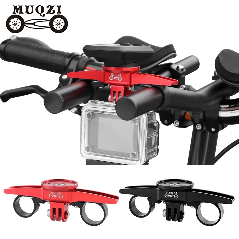 MUQZI TT uchwyt na kierownicę do komputera rowerowego 22,2 mm 25,4 mm reszta kierownicy adapter do montażu komputera dla Garmin Bryton Wahoo