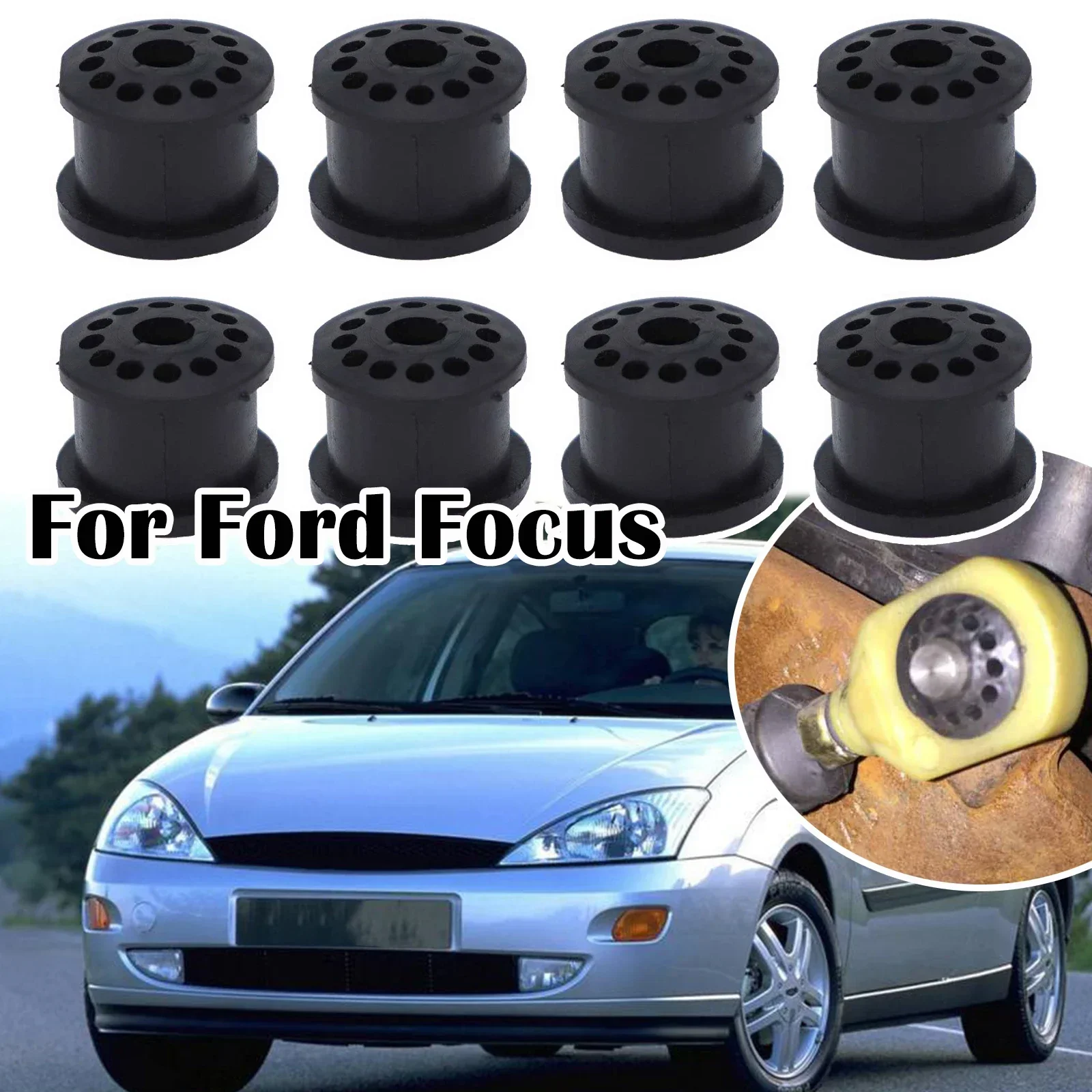 8X Manual Transmission Gearbox Shift Lever Cable Linkage Rubber Bushing Repair Kit For Ford Focus MK1 MK2 2003 Replacement Part