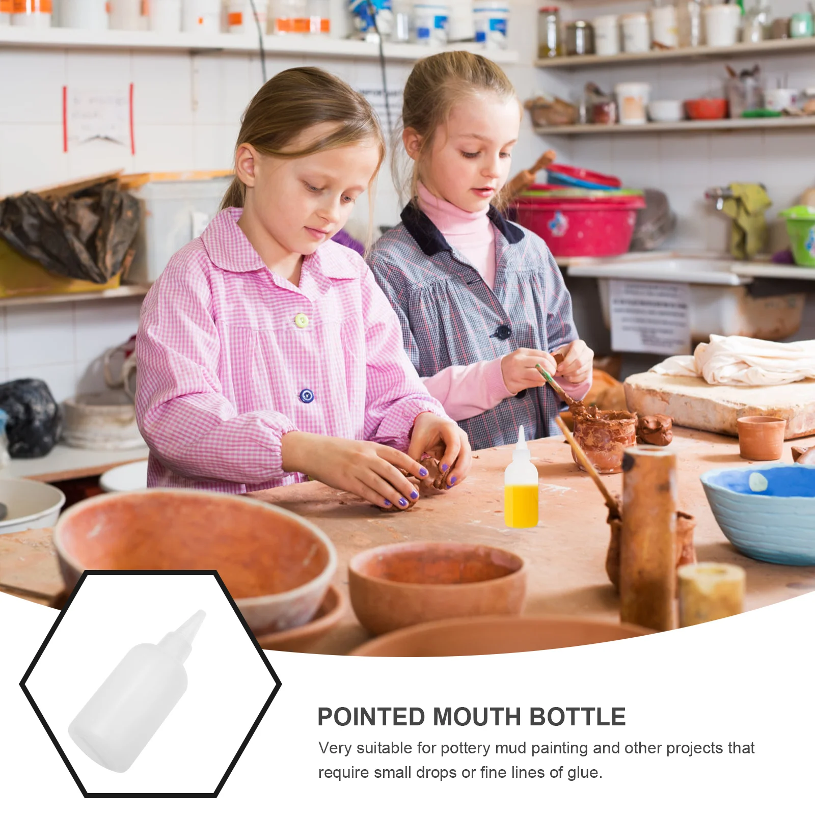 

20Pcs Plastic Dispenser Bottle Translucent Pigment Bottle Reusable for DIY Mixing Caulking Cracks Leaks Pigment Dispenser