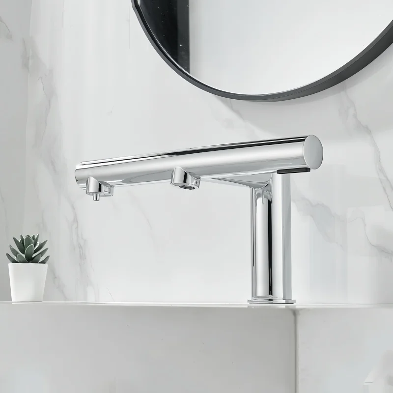 Customized Version Commercial Household Induction Multifunctional 3-in-1 Faucet Soap Dispenser Hand Dryer