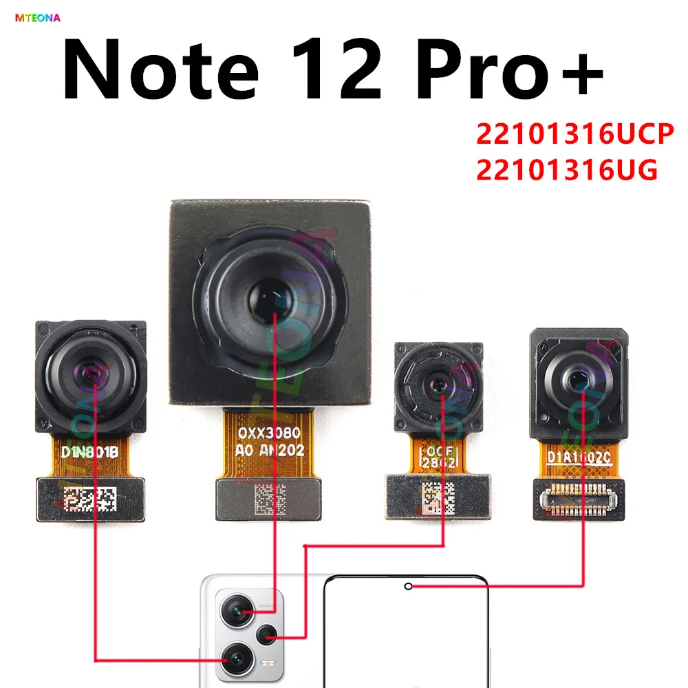 200MP Back Big Rear Main Camera Module For Xiaomi Redmi Note 12
