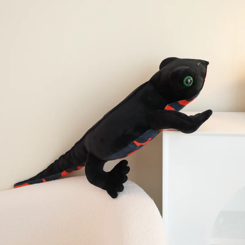 Jouet en peluche lézards réalistes, reptiles doux, simulation de caméléon, jouets en peluche GRovos, cadeaux de beurre, décoration d'intérieur, 90 cm, 100cm