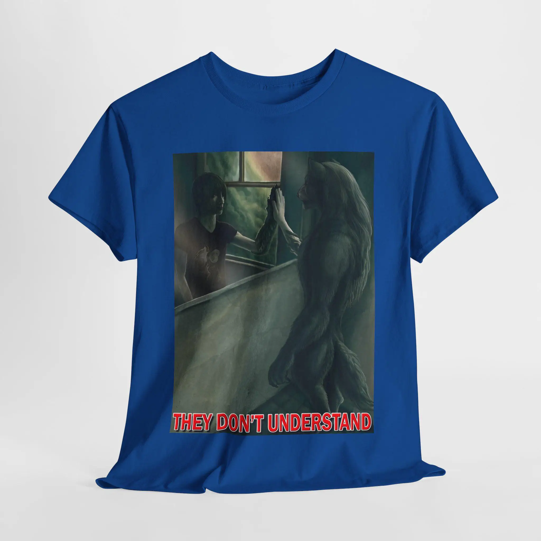 They Don't Understand Funny Alpha Wolf Meme T-Shirt Men's and Women's Short Sleeve Cotton Tees Y2k Shirt Summer Men Clothing