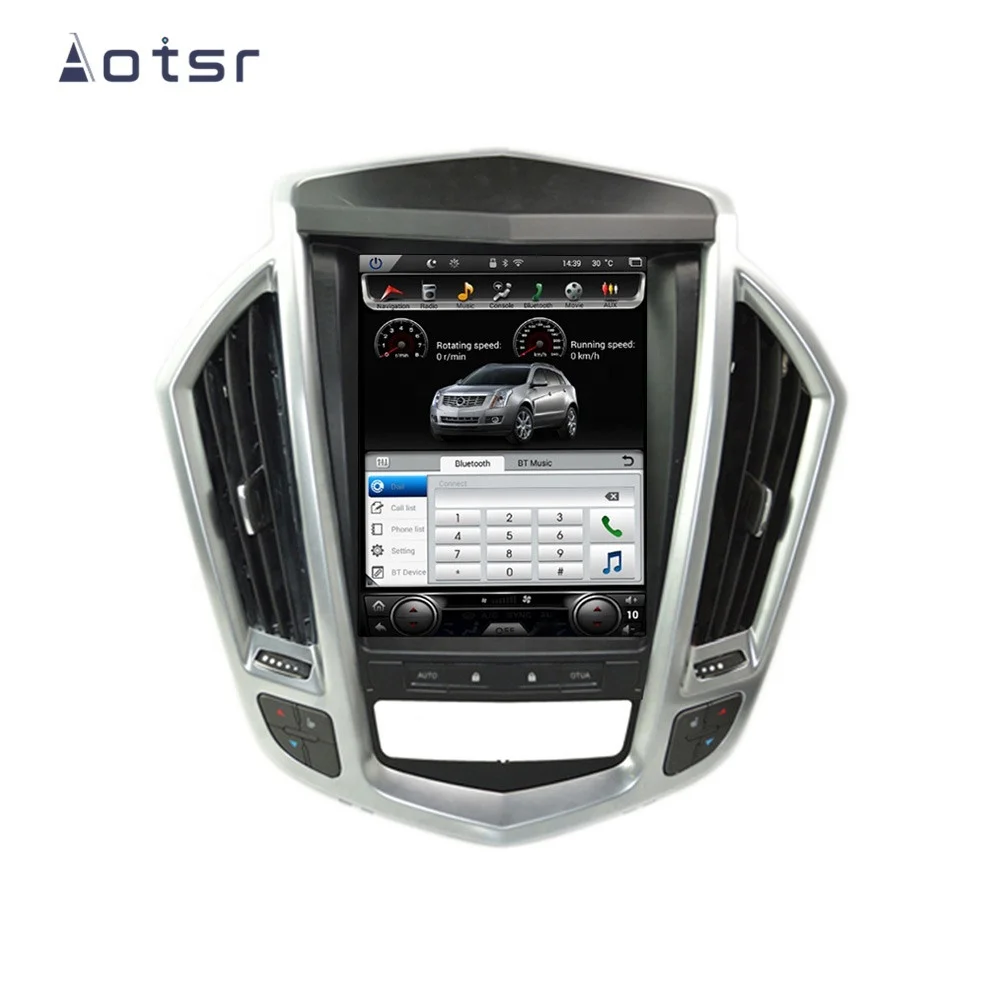 Tesla screen Android 9.0 Car multimedia player For Cadillac SRX 2009-2012 car GPS Navi WiFi audio radio stereo Head unit