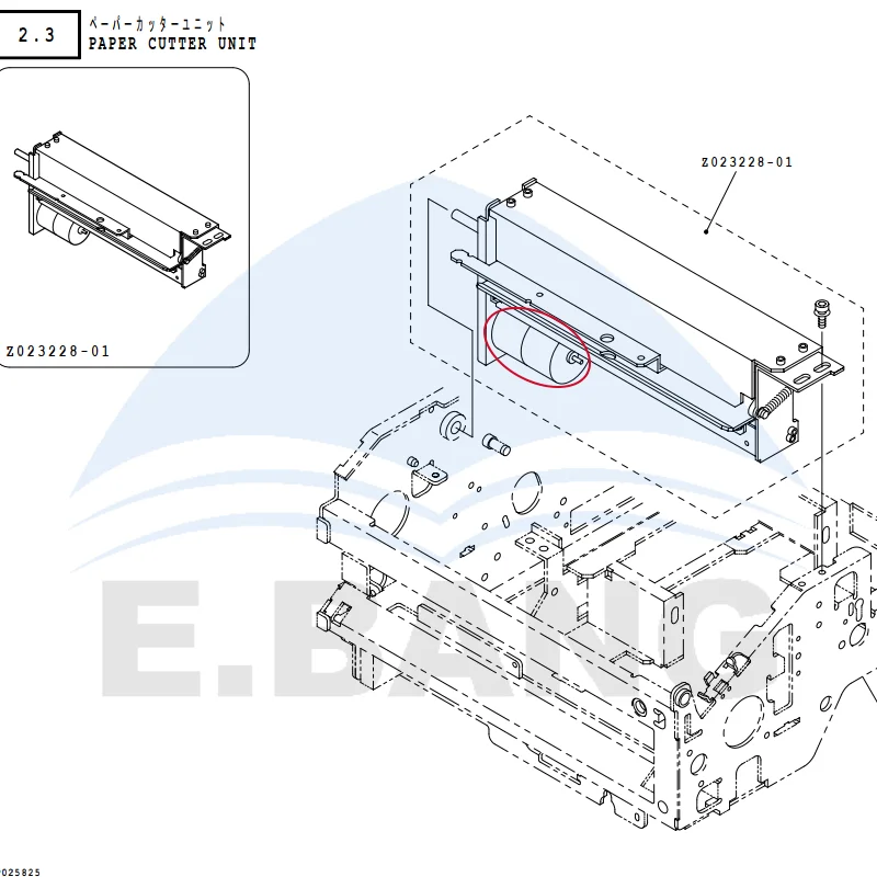 QSS30/33/35 Cutter Motor Color Photo Processor Paper Cutting Drive Motor Replacement Parts