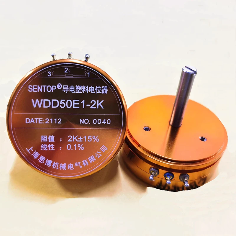 1pcs WDD50E1 Conductive Plastic Potentiometer 0.1% 1K 2K 5K 10K Original SENTOP From Sibo