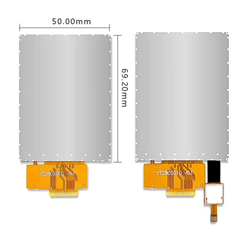 Tela do lcd de Tft, 2.8 polegadas, cor st7789, cabo spi4, porta serial com quadro do ferro, toque capacitivo, gt911