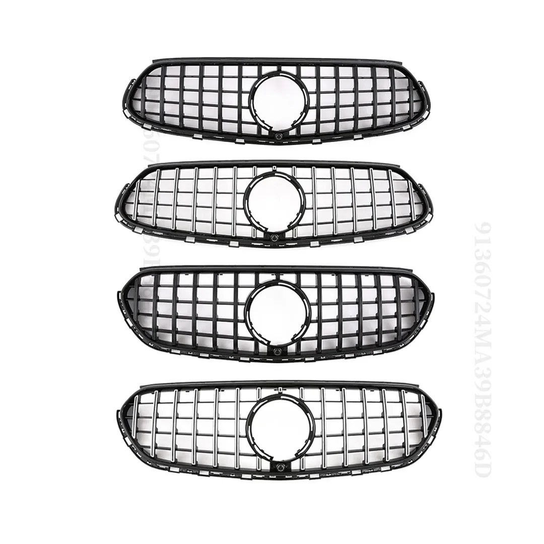 For Mercedes Benz New GLC X254 2022 2023 2024+ GT Diamond Style Front Radiator Grille Inlet Grid Mesh Grill Tuning Accessories