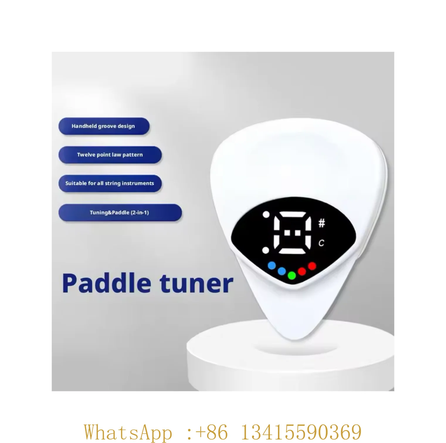 

Wholesale 2in1 Lcd Tuner With Battery Guitar Pick Tuner Clip-on/clip on Electric for Stringed Instrument Part Guitar Accessories