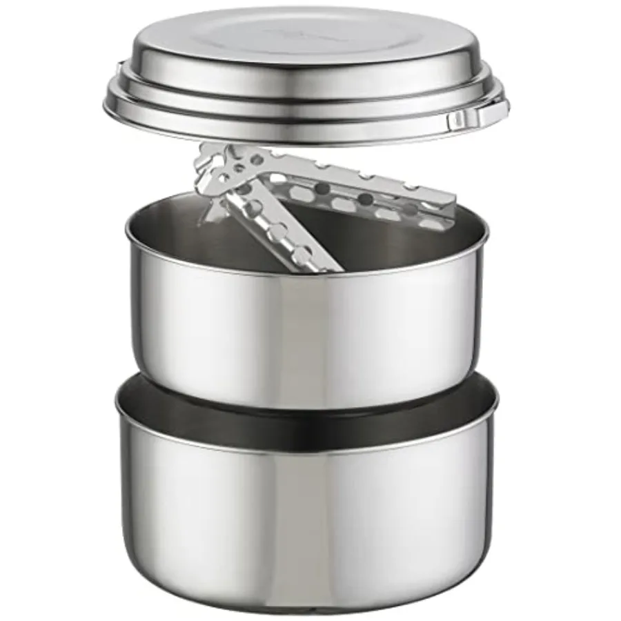 

Alpine 2 Stainless Steel Camping Pot Set