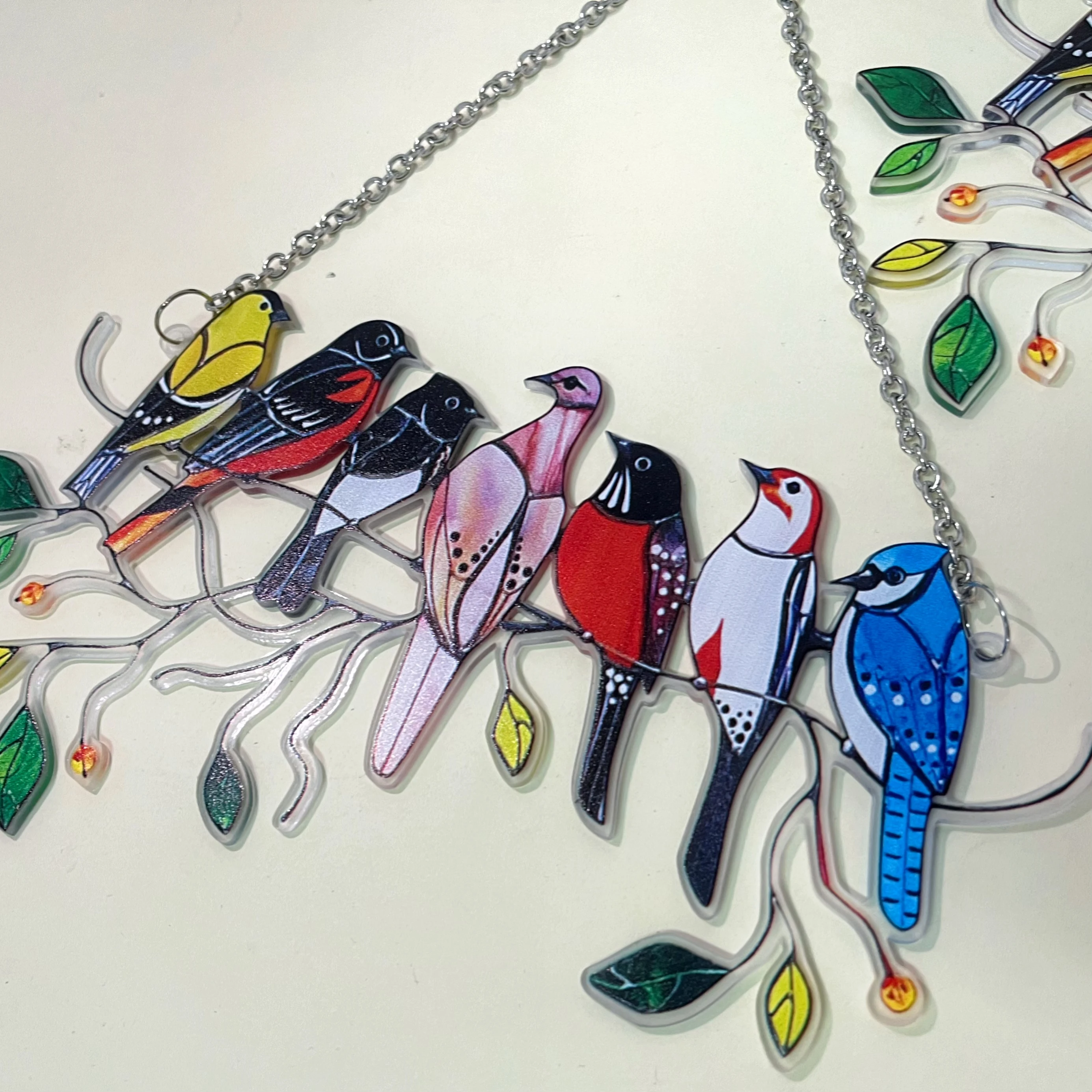 1pc Home Decoration Pendants, Bird Pendants, Decorative Bird Flock Series Ornaments