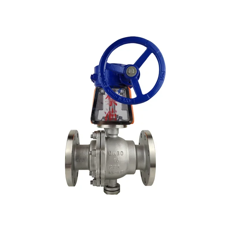 QY347F stainless steel oxygen ball valve oil-free degreasing