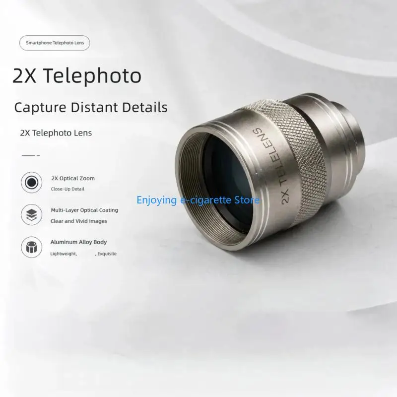 Glass Telephoto Lens Thread Mount for Smartphone Travel and Portrait Framing Y4QF