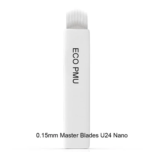 U24 Microblading Needle Master Blades Nano 0,15 mm 50 piezas